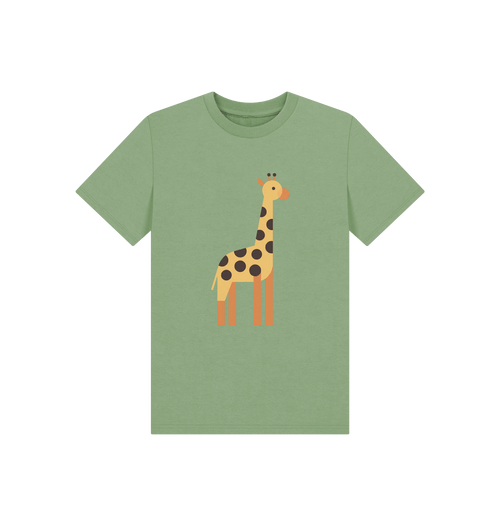 Sage Printed Kids T-Shirt Front