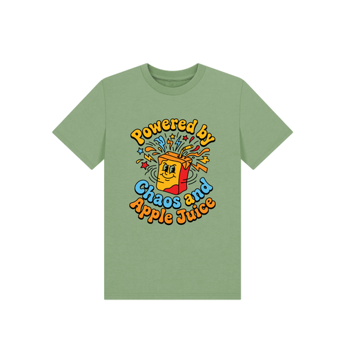 Sage Printed Kids T-Shirt Front