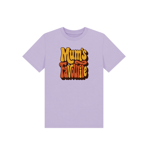 Soft Lilac Printed Kids T-Shirt Front