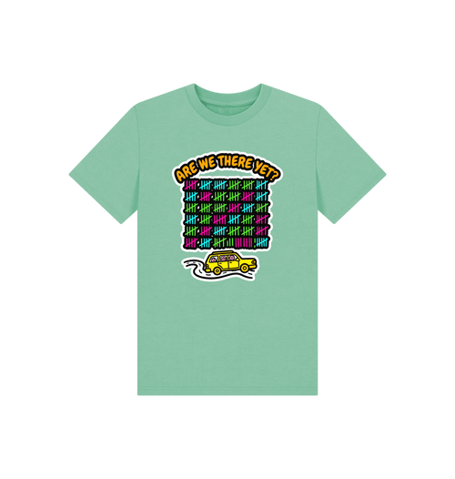 Peppermint Printed Kids T-Shirt Front