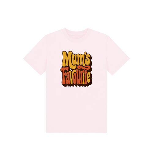 Pink Printed Kids T-Shirt Front
