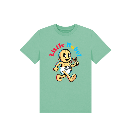 Peppermint Printed Kids T-Shirt Front