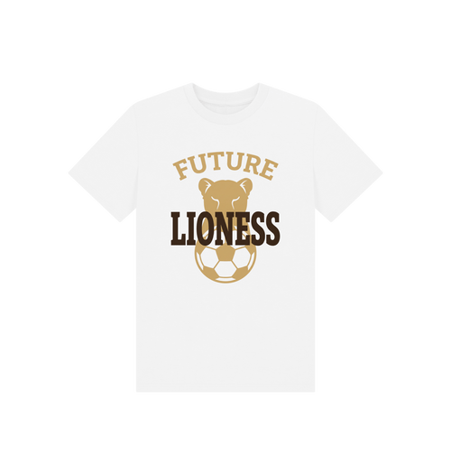 White Printed Kids T-Shirt Front